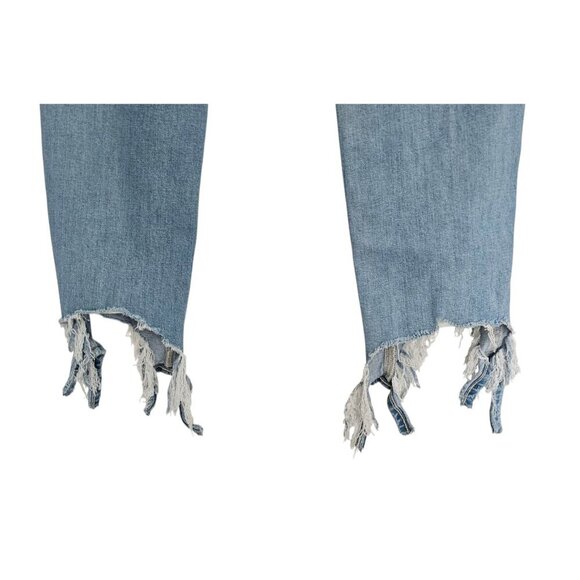 Women's - 7 For All Mankind High Waist Cropped Straight Jeans, Size 28 - Picture 10 of 10